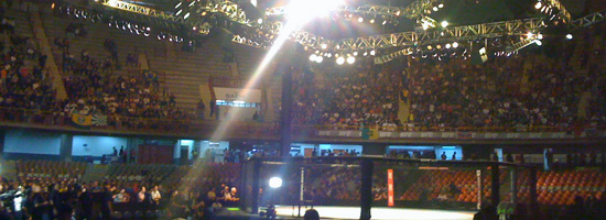 Belo Horizonte in the state of Minas Gerais, Brazil, at the 147th UFC event.<br />This big fighting event was held in the stadium Mineirinho.
