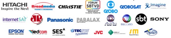 Broadcast Brazil - Set EXPO 2015 sponsors