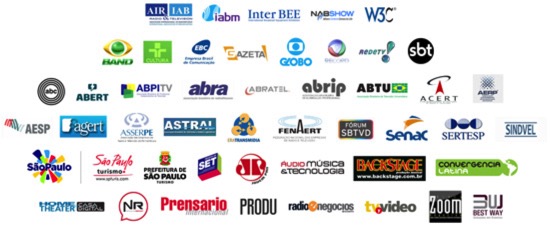 Broadcast Brazil - Set EXPO 2015 sponsors